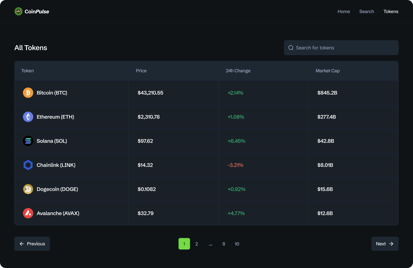 CoinPulse — превью 3